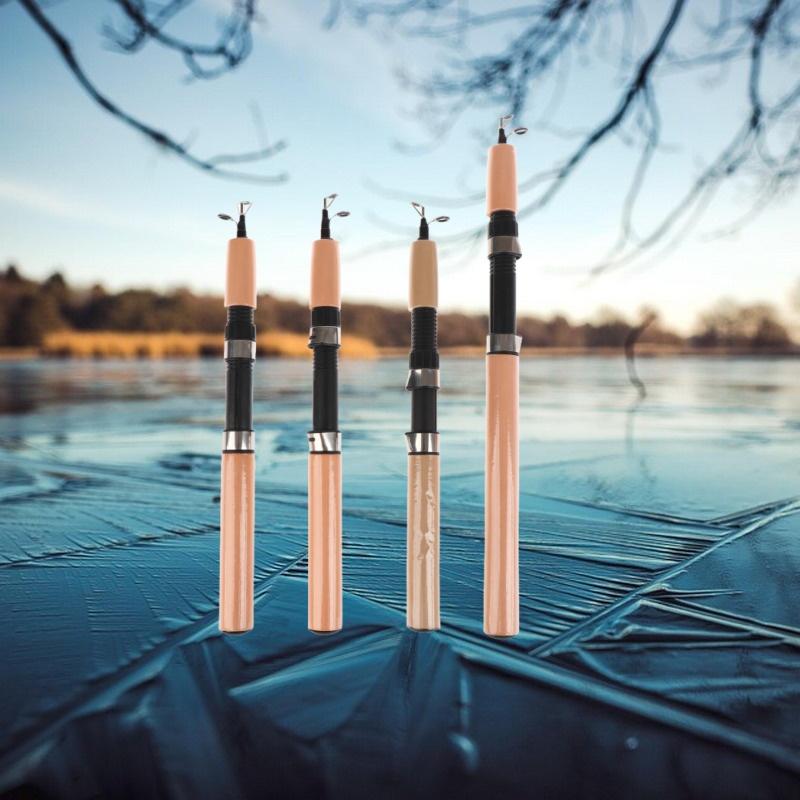 คันเบ็ดตกปลาน้ำแข็งแบบพกพา น้ำ - Fishing Rod Spinning บทวิจารณ์และราคา