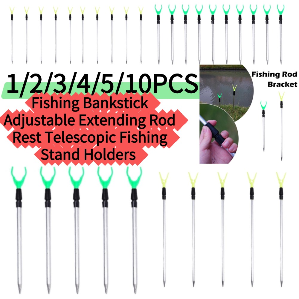 ขาตั้งคันเบ็ดแบบปรับได้ 1/5/10 - Fishing Rod Casting บทวิจารณ์และราคา