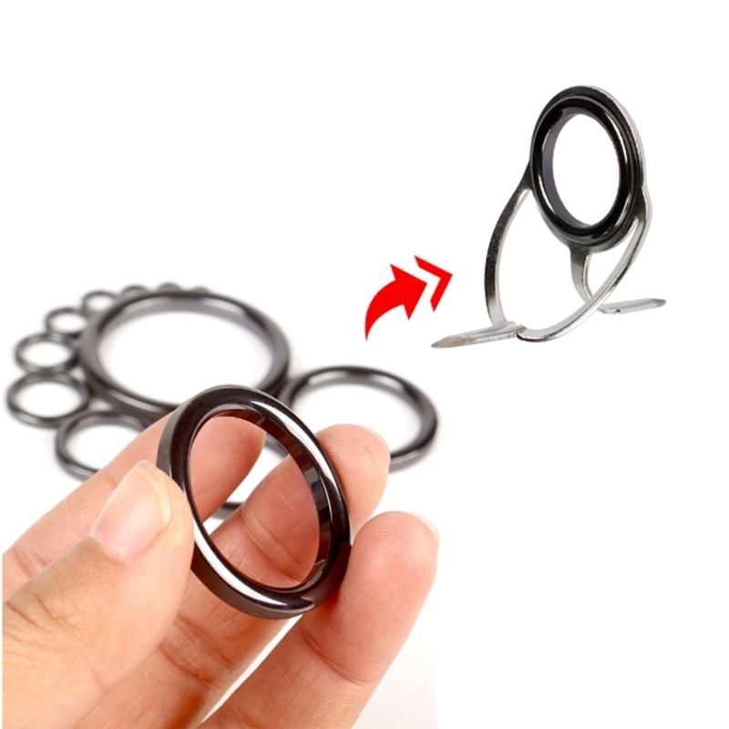 Q39E 40 ชิ้นเบ็ดตกปลาเปลี่ยนตา - Fishing Rod Tip Replacement บทวิจารณ์และราคา