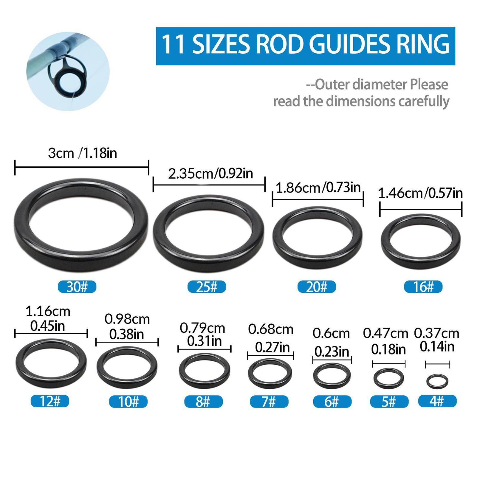 ชุดซ่อมวงแหวนไกด์คันเบ็ดเซรามิ - Fishing Rod Tip Replacement บทวิจารณ์และราคา