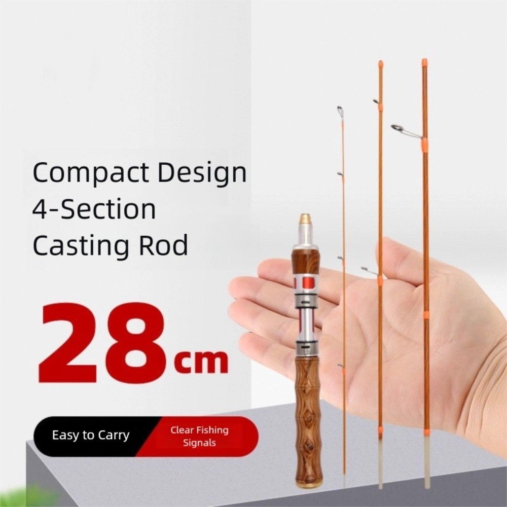 คันเบ็ดตกปลาแบบสปินนิ่ง 4 ท่อน - Fishing Rod Spinning บทวิจารณ์และราคา
