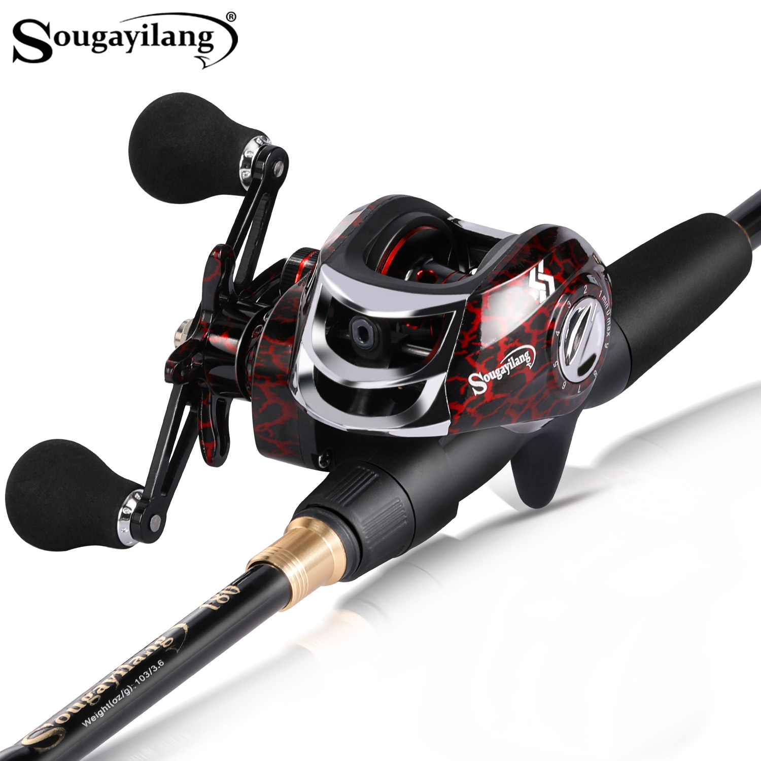 ซูเกย์ลาง 1.8-2.4 ม. ตกปลาคอมโ - Fishing Rod Combo บทวิจารณ์และราคา