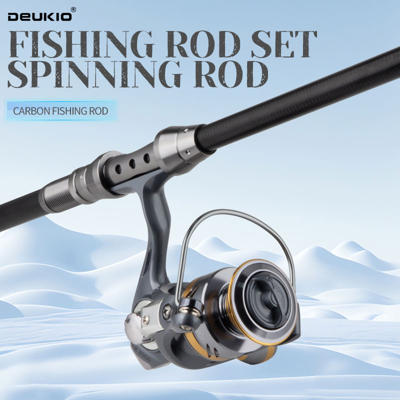 ชุดคันเบ็ดและรอกตกปลา DEUKIO ค - Fishing Rod Combo บทวิจารณ์และราคา