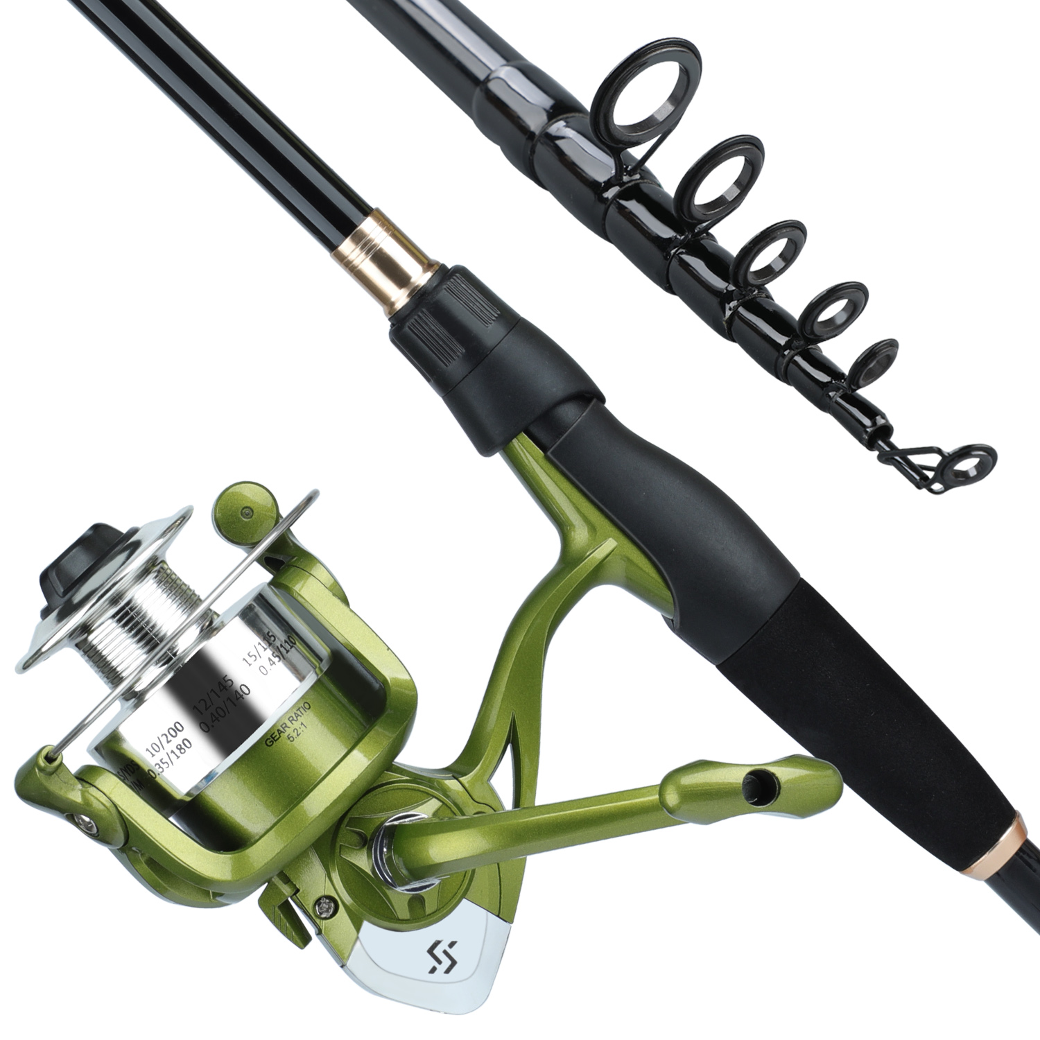 Sougayilang ชุดตกปลาแบบยืดหดได - Fishing Rod Combo บทวิจารณ์และราคา
