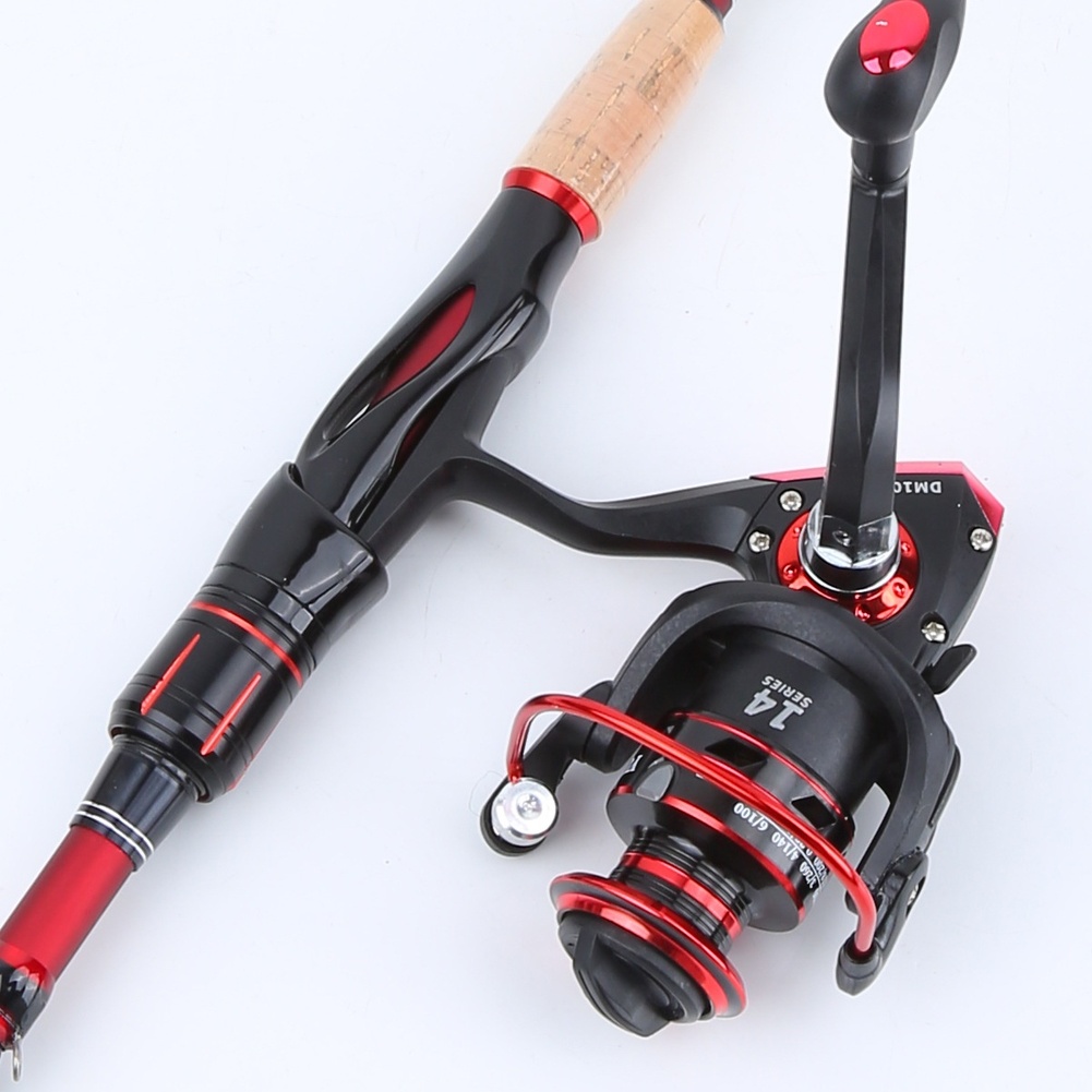คันเบ็ดคาร์บอนไฟเบอร์น้ำหนักเบ - Fishing Rod Combo บทวิจารณ์และราคา