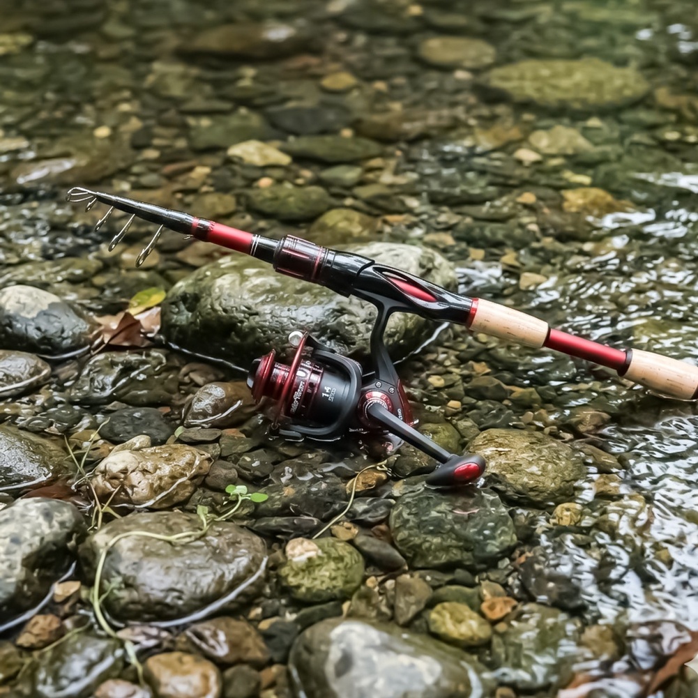 คันเบ็ดคาร์บอนไฟเบอร์น้ำหนักเบ - Fishing Rod Combo บทวิจารณ์และราคา