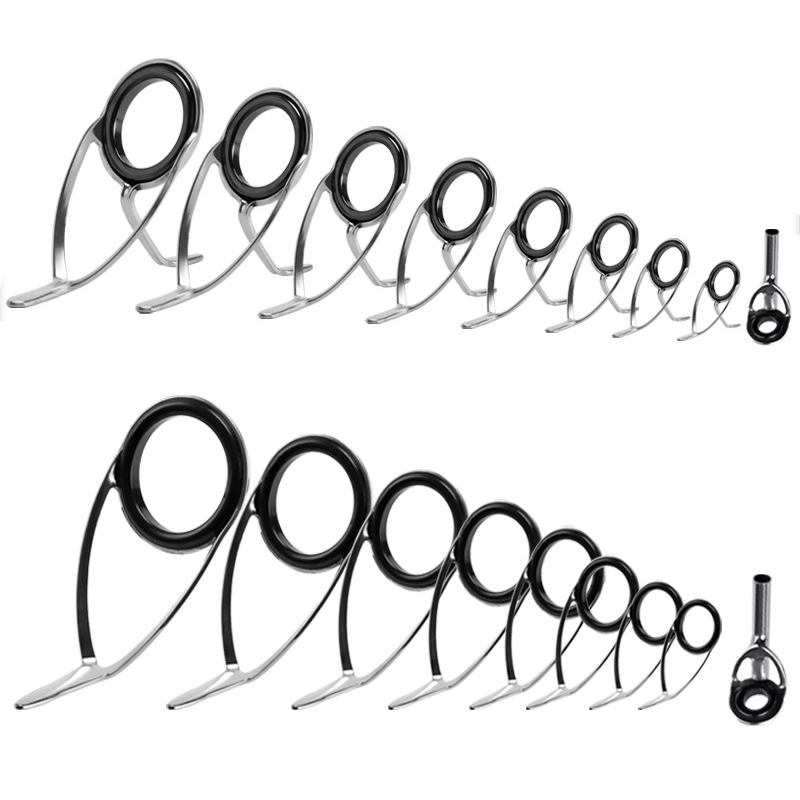 ชุดซ่อมห่วงนำทางเบ็ดตกปลา9ชิ้น - Fishing Rod Casting บทวิจารณ์และราคา